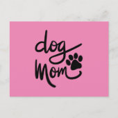 Funny Dog Paw Dog mama Briefkaart (Voorkant)