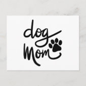 Funny Dog Paw Dog mama Briefkaart (Voorkant)