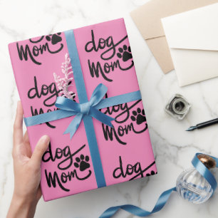 Funny Dog Paw Dog mama Cadeaupapier