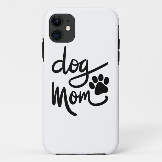 Funny Dog Paw Dog mama Case-Mate iPhone Case (Achterkant)