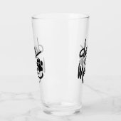 Funny Dog Paw Dog mama Glas (Links)