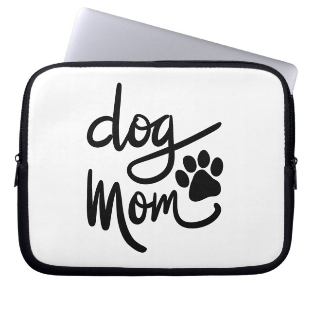 Funny Dog Paw Dog mama Laptop Sleeve (Voorkant)