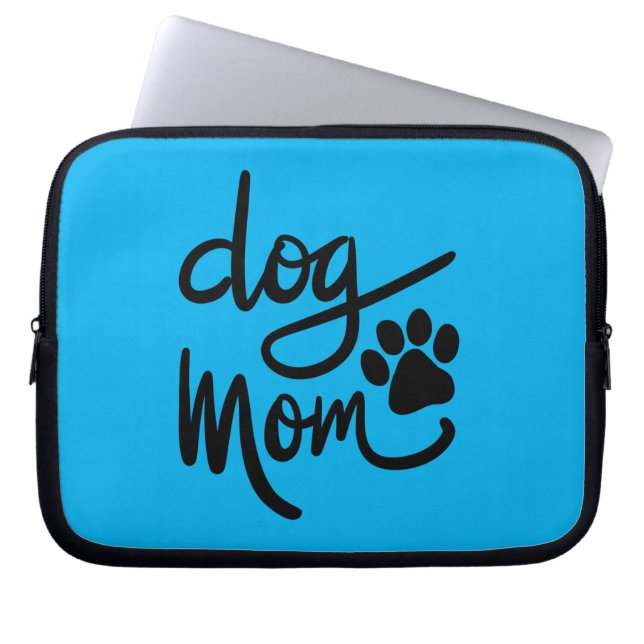 Funny Dog Paw Dog mama Laptop Sleeve (Voorkant)