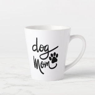 Funny Dog Paw Dog mama Latte Mok