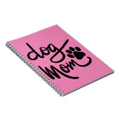 Funny Dog Paw Dog mama Notitieboek (Rechterzijde)