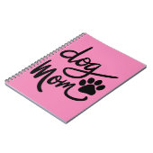 Funny Dog Paw Dog mama Notitieboek (Linkerzijde)