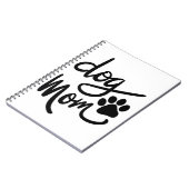 Funny Dog Paw Dog mama Notitieboek (Linkerzijde)