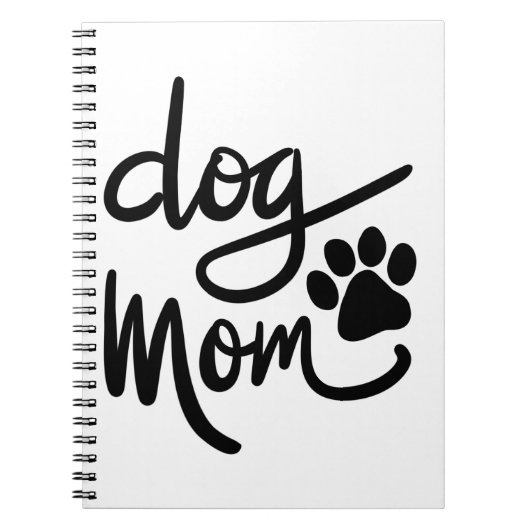 Funny Dog Paw Dog mama Notitieboek (Voorkant)