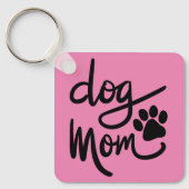 Funny Dog Paw Dog mama Sleutelhanger (Voorkant)