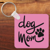 Funny Dog Paw Dog mama Sleutelhanger (Voorkant)