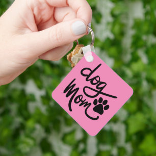 Funny Dog Paw Dog mama Sleutelhanger