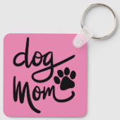 Funny Dog Paw Dog mama Sleutelhanger (Achterkant)