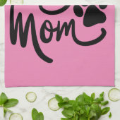 Funny Dog Paw Dog mama Theedoek (Gevouwen)