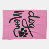 Funny Dog Paw Dog mama Theedoek (Horizontaal)