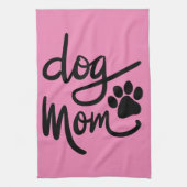 Funny Dog Paw Dog mama Theedoek (Verticaal)