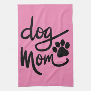 Funny Dog Paw Dog mama Theedoek