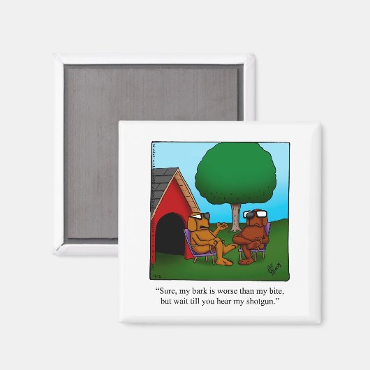 Funny Dog/Pet Humor Magnet (Voorkant / Achterkant)