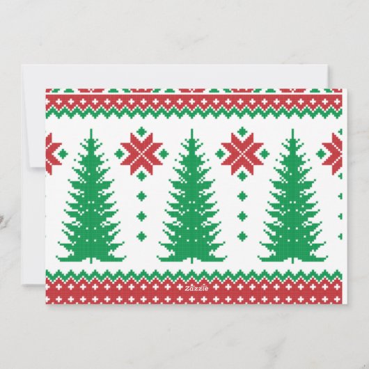 Funny Dog Pet met Kerstmis Feestdagenkaart (Achterkant)