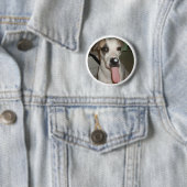 FUNNY DOG PIN RONDE BUTTON 5,7 CM (In situ)