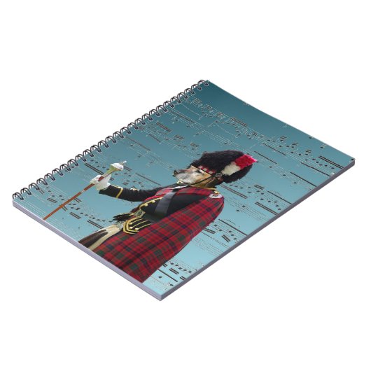 Funny dog pipe major notitieboek (Linkerzijde)