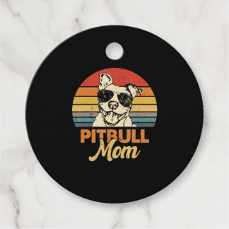 Funny Dog Pitbull Moeder Shirt Pittie Moeder s Da Bedankjes Labels