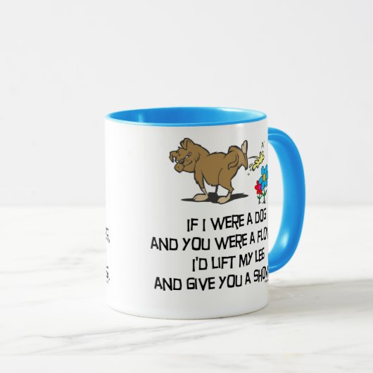 Funny Dog Poem Mok (Voorkant rechts)
