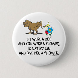 Funny Dog Poem Ronde Button 5,7 Cm