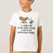 Funny Dog Poem T-shirt (Voorkant)