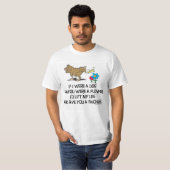 Funny Dog Poem T-shirt (Voorkant volledig)