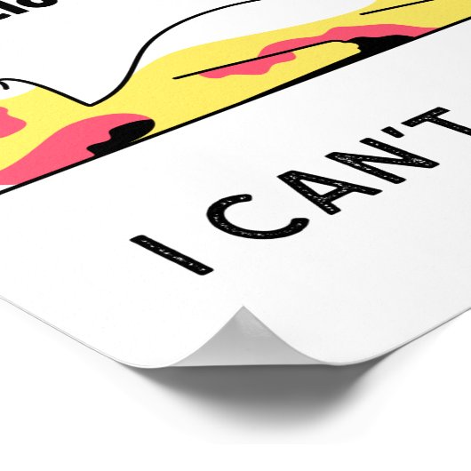 Funny dog poster (Hoek)