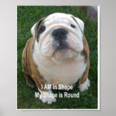 Funny Dog Poster Bulldog Pet Dogs Creationarts (Voorkant)