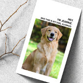 Funny Dog Pun Dating Visitekaartjes Contactkaartje
