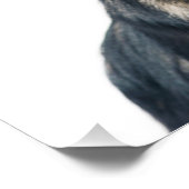 Funny dog puppy foto afdruk (Hoek)