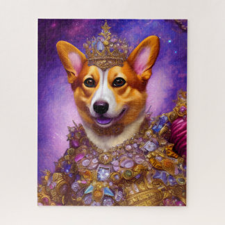 Funny Dog Puzzle | Corgi Queen Legpuzzel