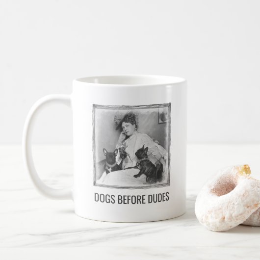 Funny Dog Quote  Art Humor Koffiemok (Met donut)