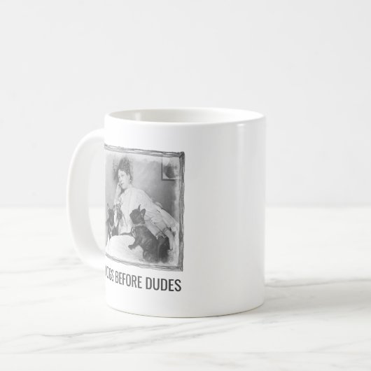 Funny Dog Quote  Art Humor Koffiemok (Voorkant links)