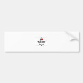 Funny Dog Quote Bumpersticker (Voorkant)