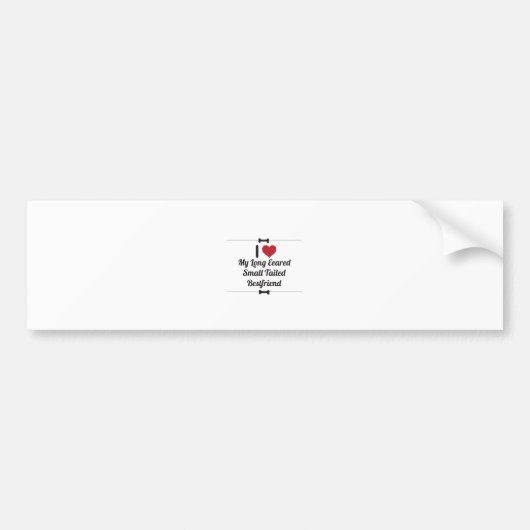 Funny Dog Quote Bumpersticker (Voorkant)