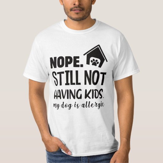 funny dog quote t-shirt (Voorkant)