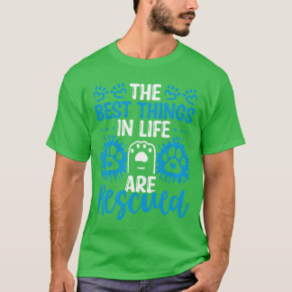 Funny Dog Rescuer Adopteer Honden Shelter Hond Res T-shirt