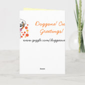 Funny Dog Retirement Kaart (Achterkant)