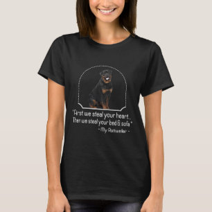 Funny Dog Schattige Gift Mannen Vrouwen Rottweiler T-shirt