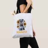 Funny Dog Schnauzer Tote Bag (Dichtbij)