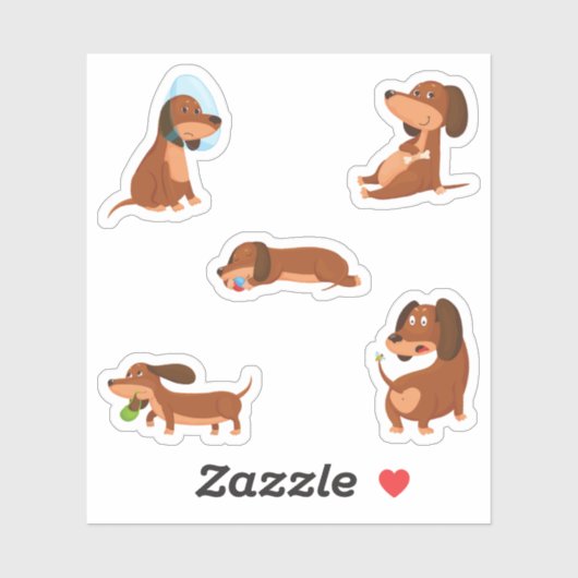 Funny Dog Stickers (Vel)