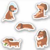 Funny Dog Stickers (Voorkant)