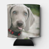 Funny Dog Sticking Tongue Foto Blikjeskoeler (Achterkant)