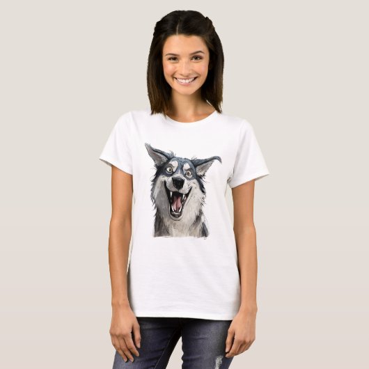 Funny Dog T-shirt (Voorkant volledig)