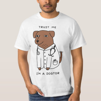 FUNNY DOG T-SHIRT - bruin