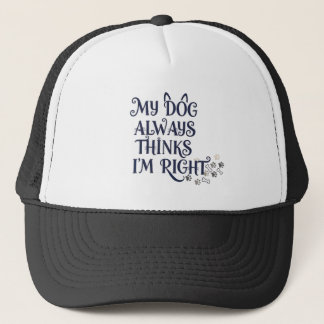 Funny Dog Text Hat Trucker Pet