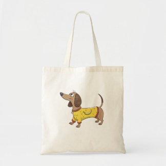 Funny dog tote bag